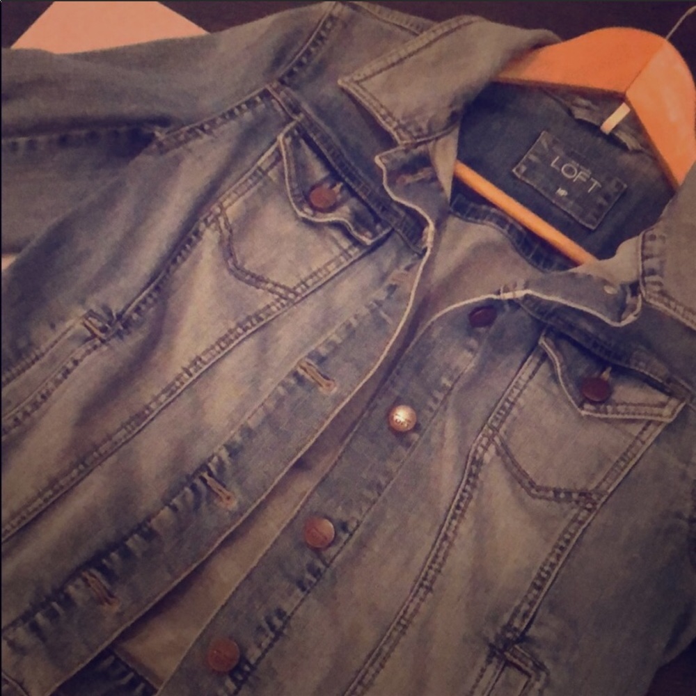 LOFT Jean Jacket - Picture 1 of 8